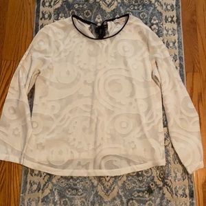 Embroidered Blouse- LOFT